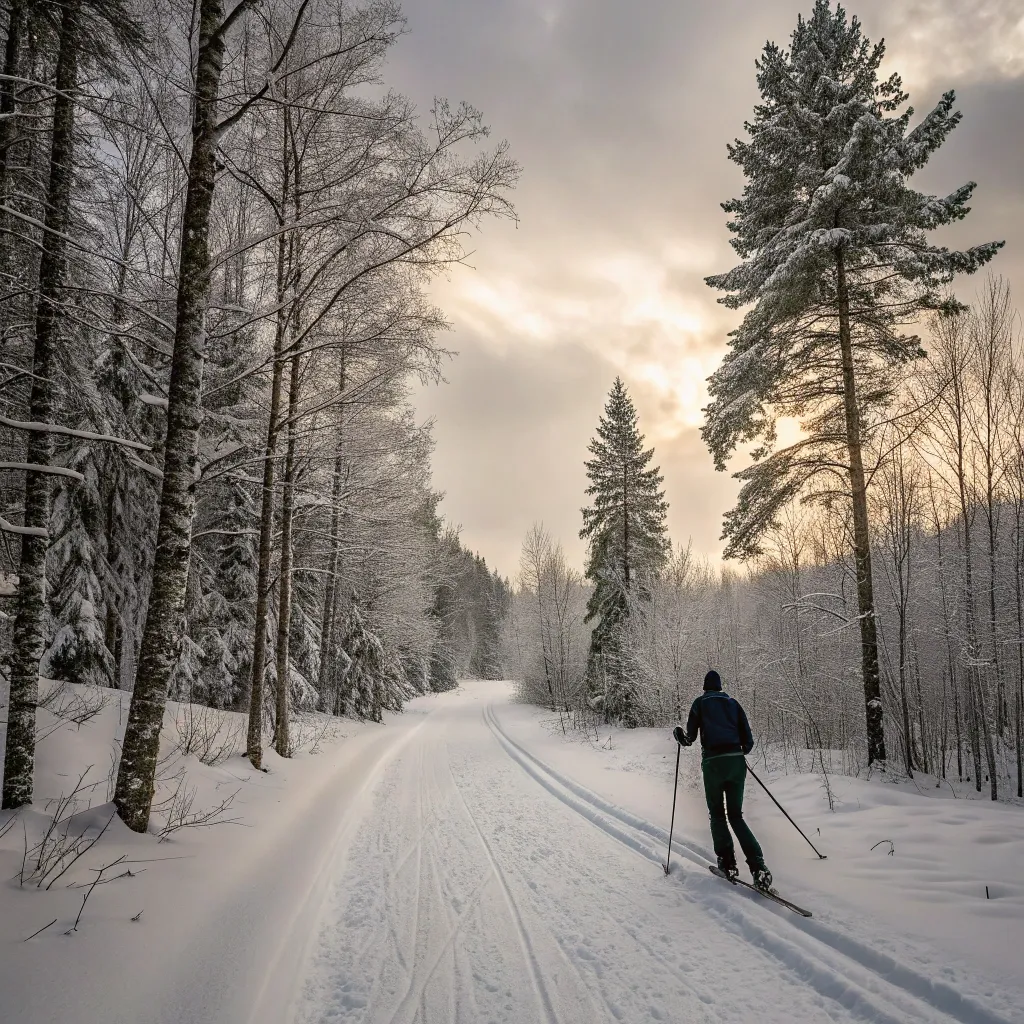 Cross-country skiing experience